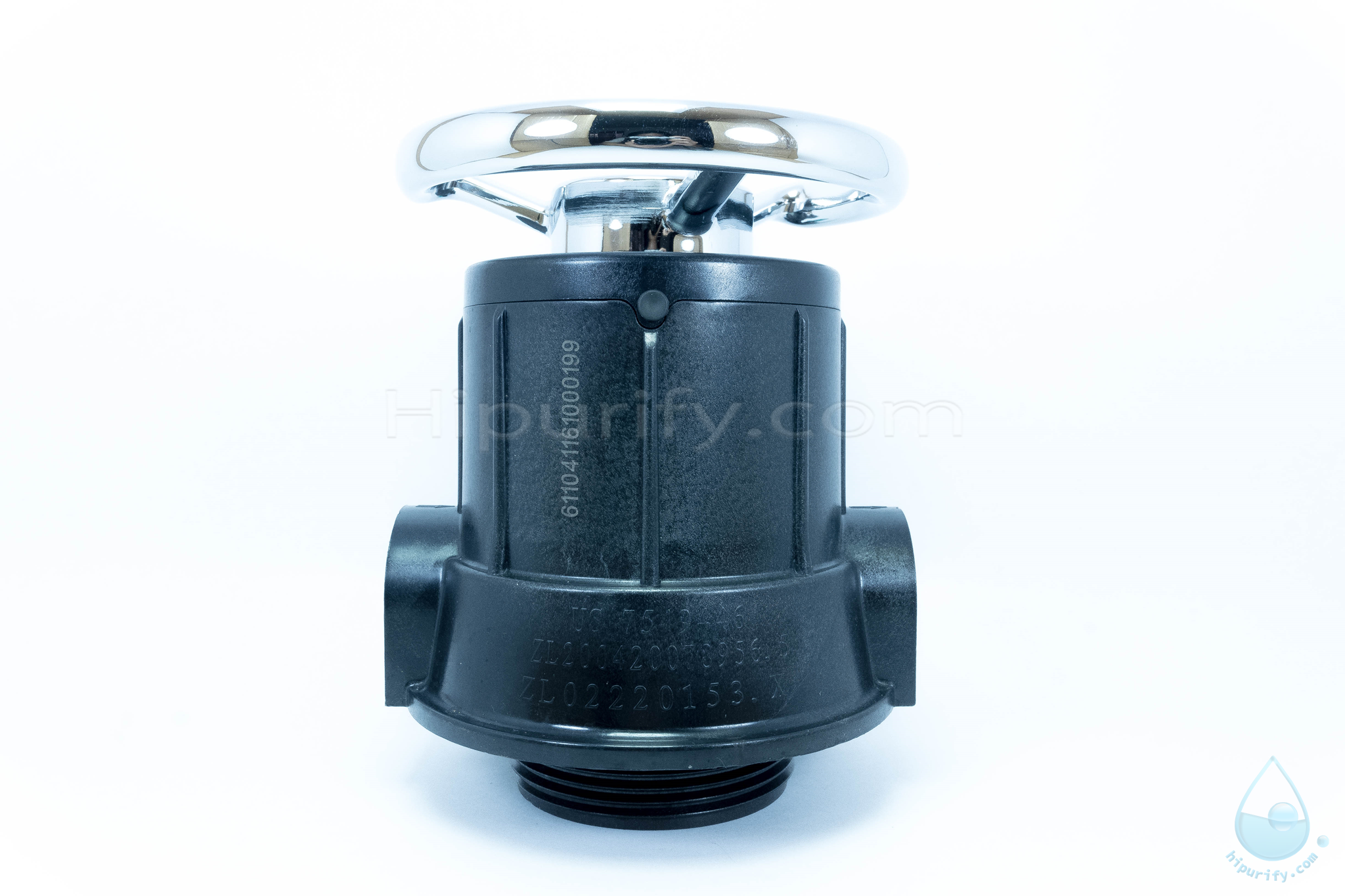 วาล์วควบคุมถังกรองน้ำ Manual Valve Intel/Outlet 1 นิ้ว คอ 2.5 นิ้ว รุ่น F64A สำหรับสารกรองเรซิ่น