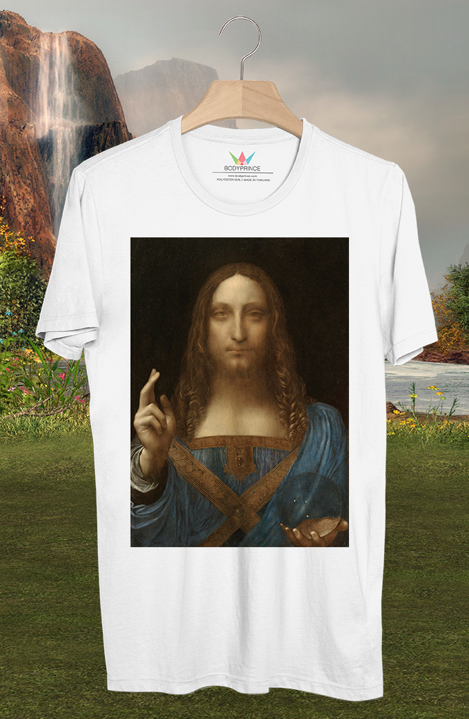 BP835 เสื้อยืด Salvator Mundi