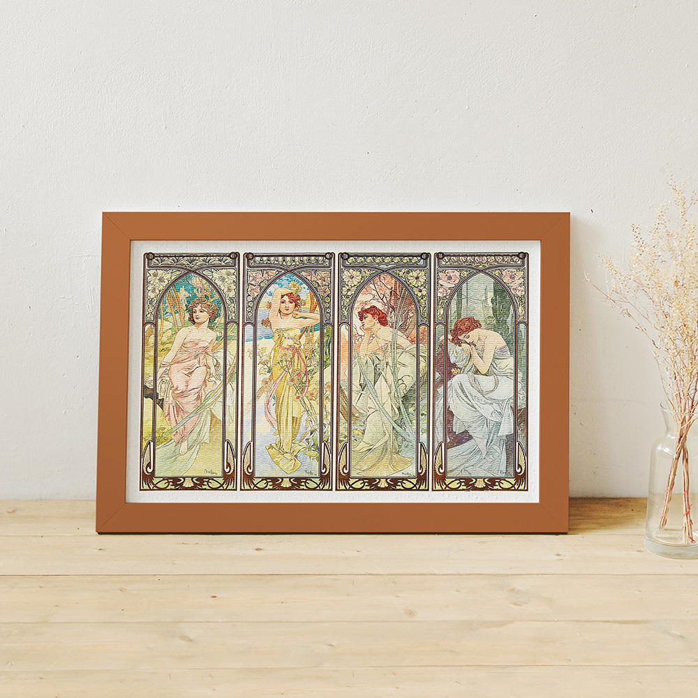 Pintoo - The Times of The Day by Alphonse Mucha 1000 pcs.