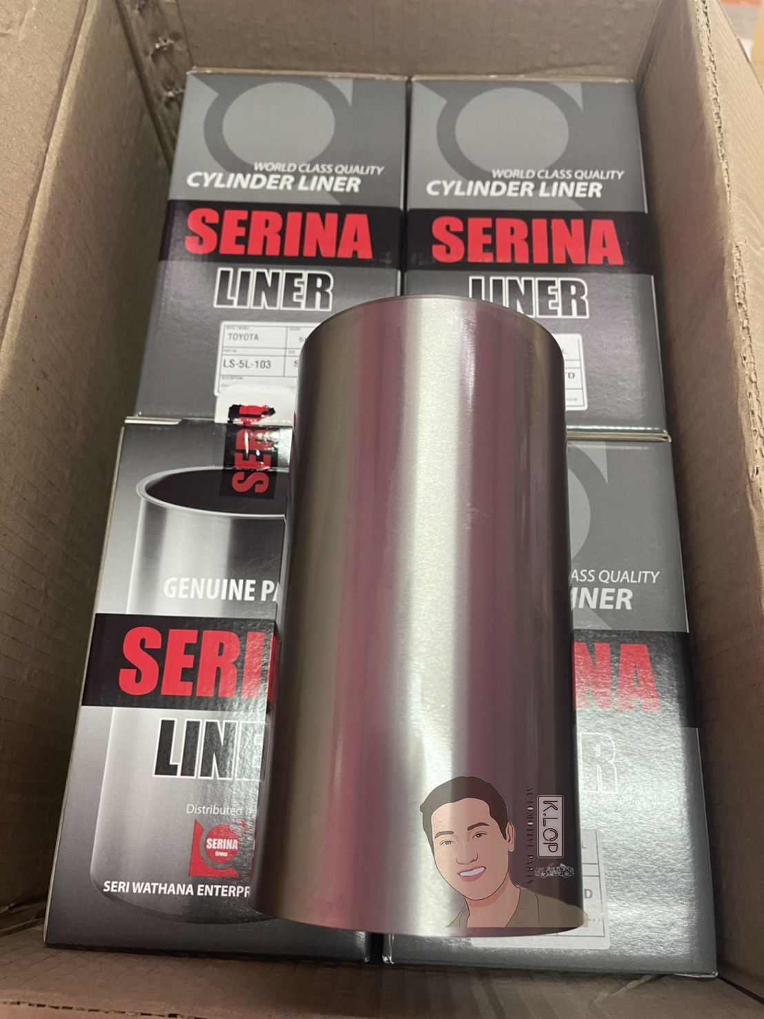 LS-5L-103 ปลอกสูบ(SERINA) TOYOTA (เครื่องยนต์ 5L)