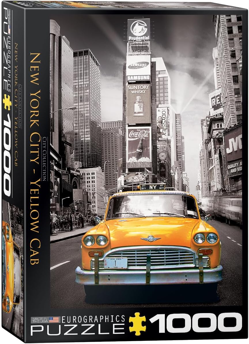 Eurographics - City Collection : New York City - Yellow Cab ( Non-Pattern) 1000 pcs.