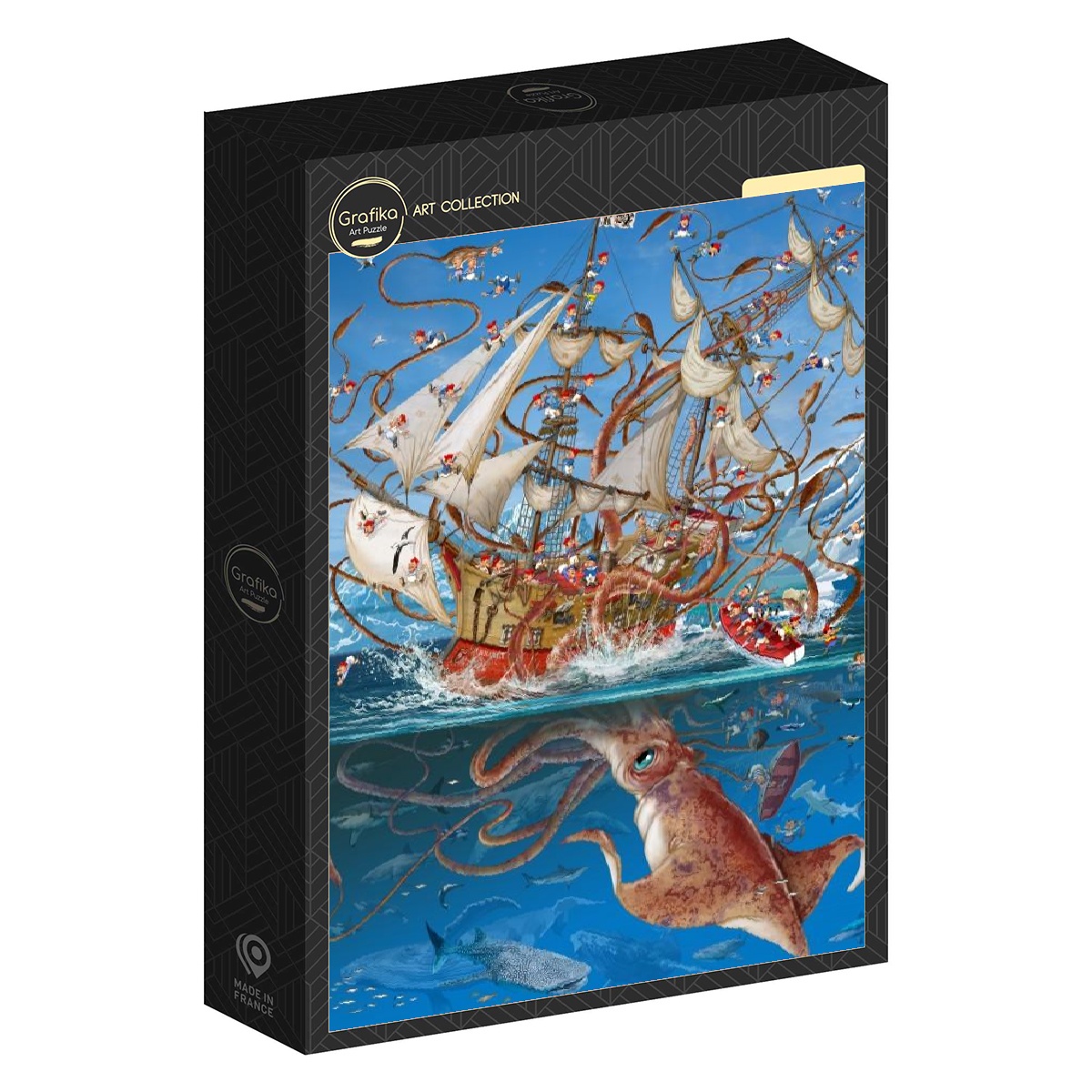 Grafika - Art Collection : Kraken by Francois Ruyer 1000 pcs.