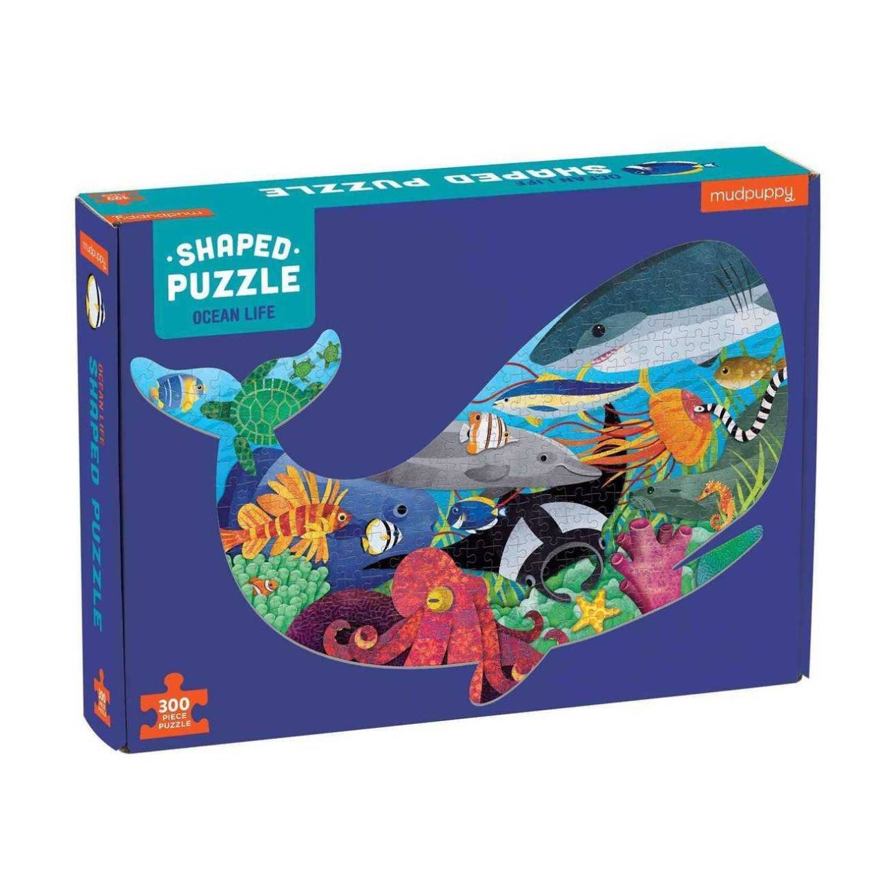 Mudpuppy - Ocean Life (Shaped Puzzle) 300 pcs.