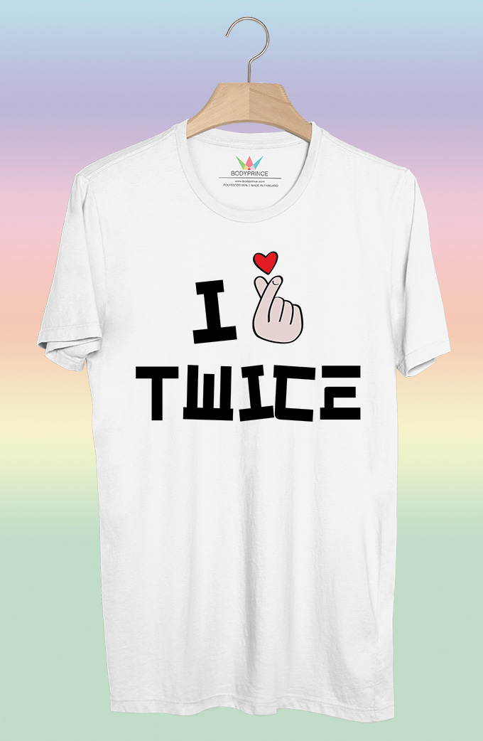 BP608 เสื้อยืด I Love TWICE