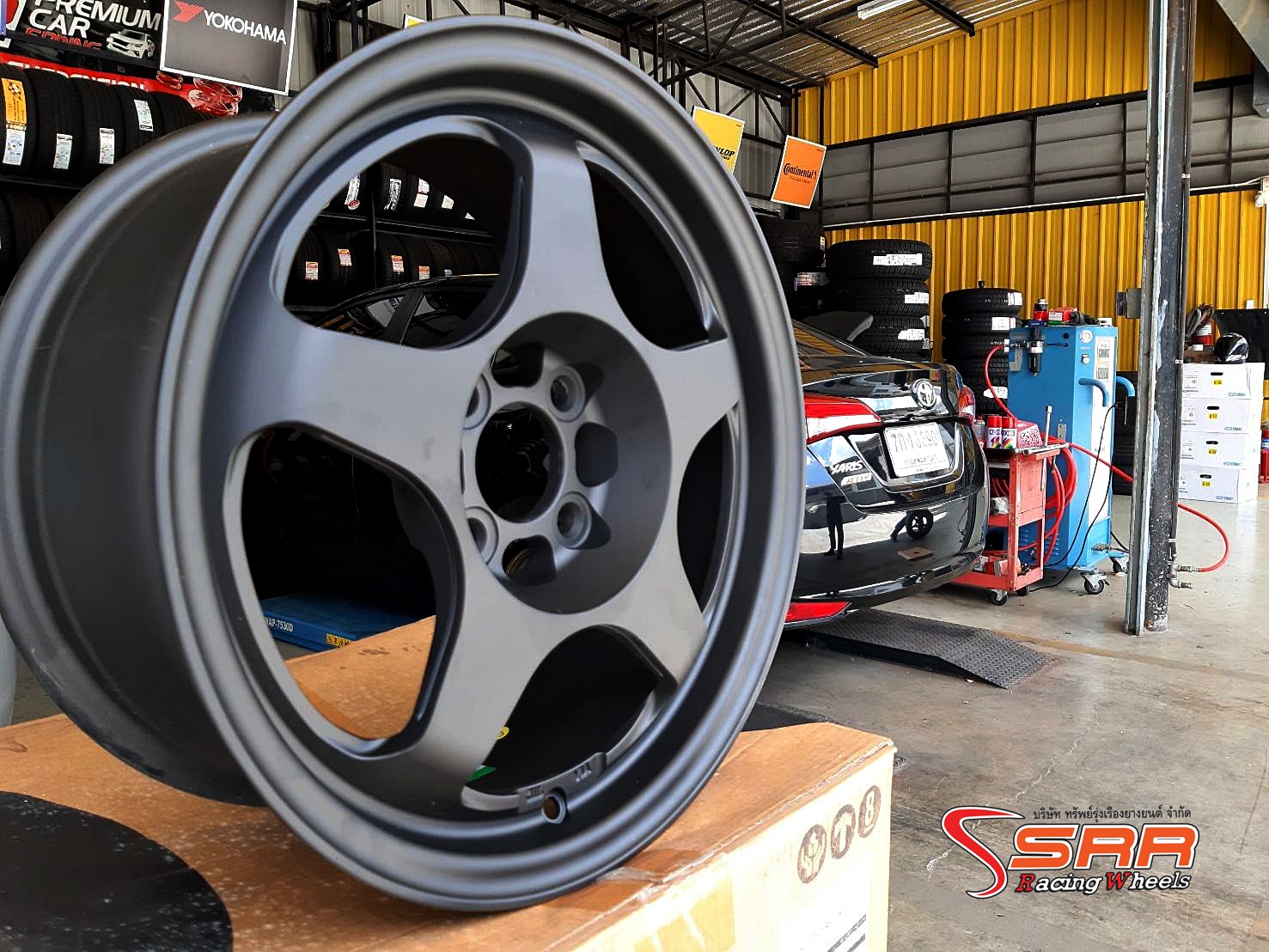 SPOON ROTA FF ขอบ15 4H100 ET35 FLAT BLACK ราคาพิเศษ