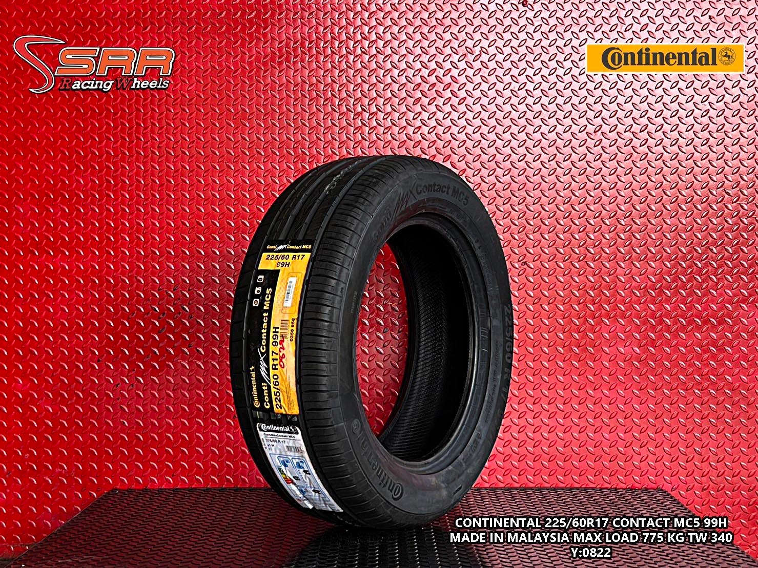 Continental ContiMaxContact MC5 225/60R17 ยางใหม่ ลดราคาพิเศษ