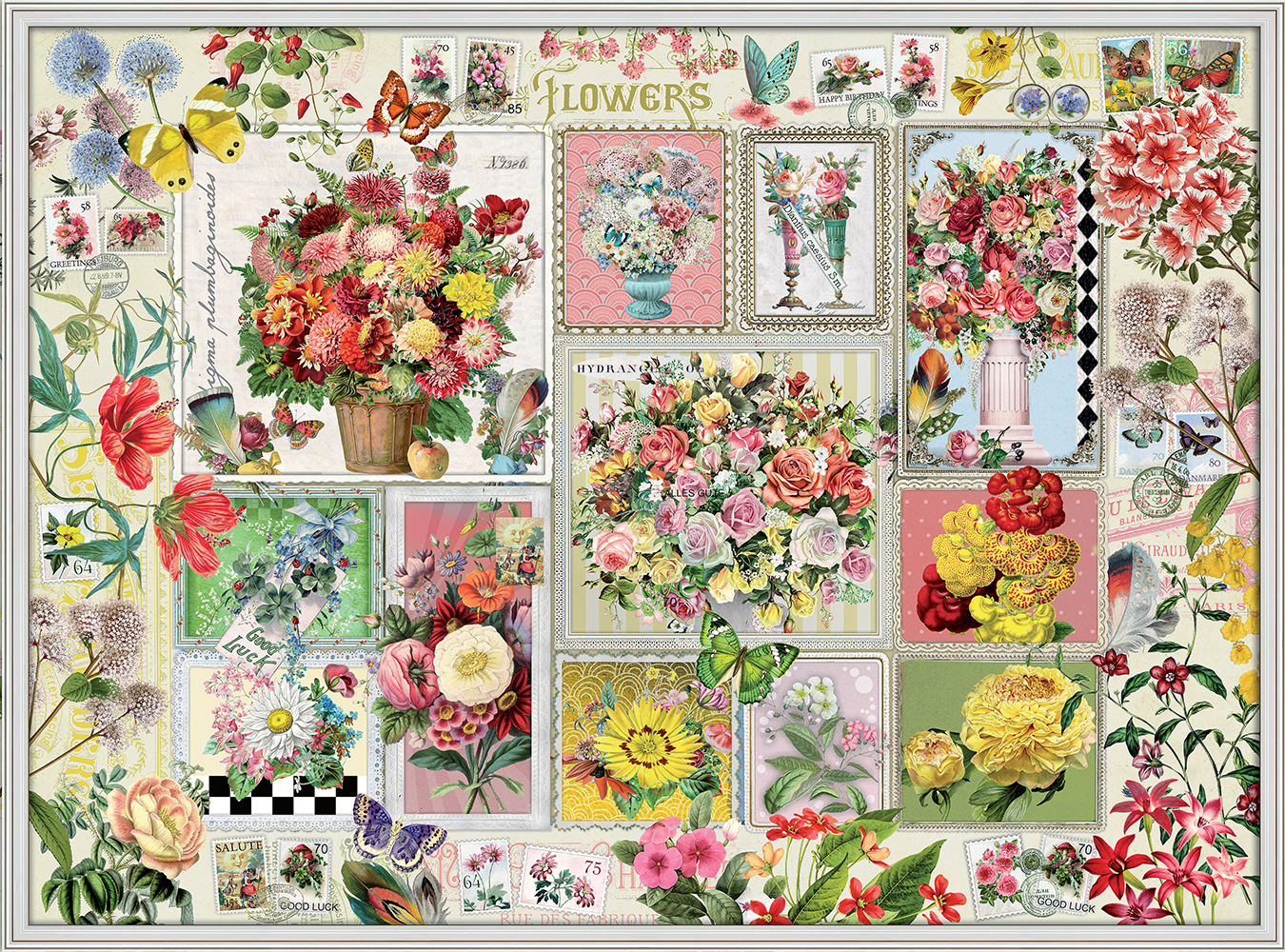 Grafika - Art Collection : Bouquets by Barbara Behr 1000 pcs.