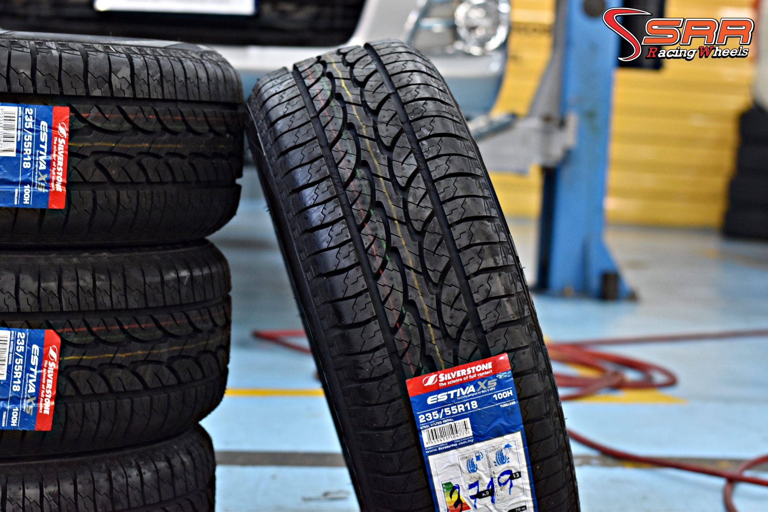 SILVERSTONE ESTIVA X5 235/55R18 ยางใหม่ปี19 ลดราคาพิเศษ