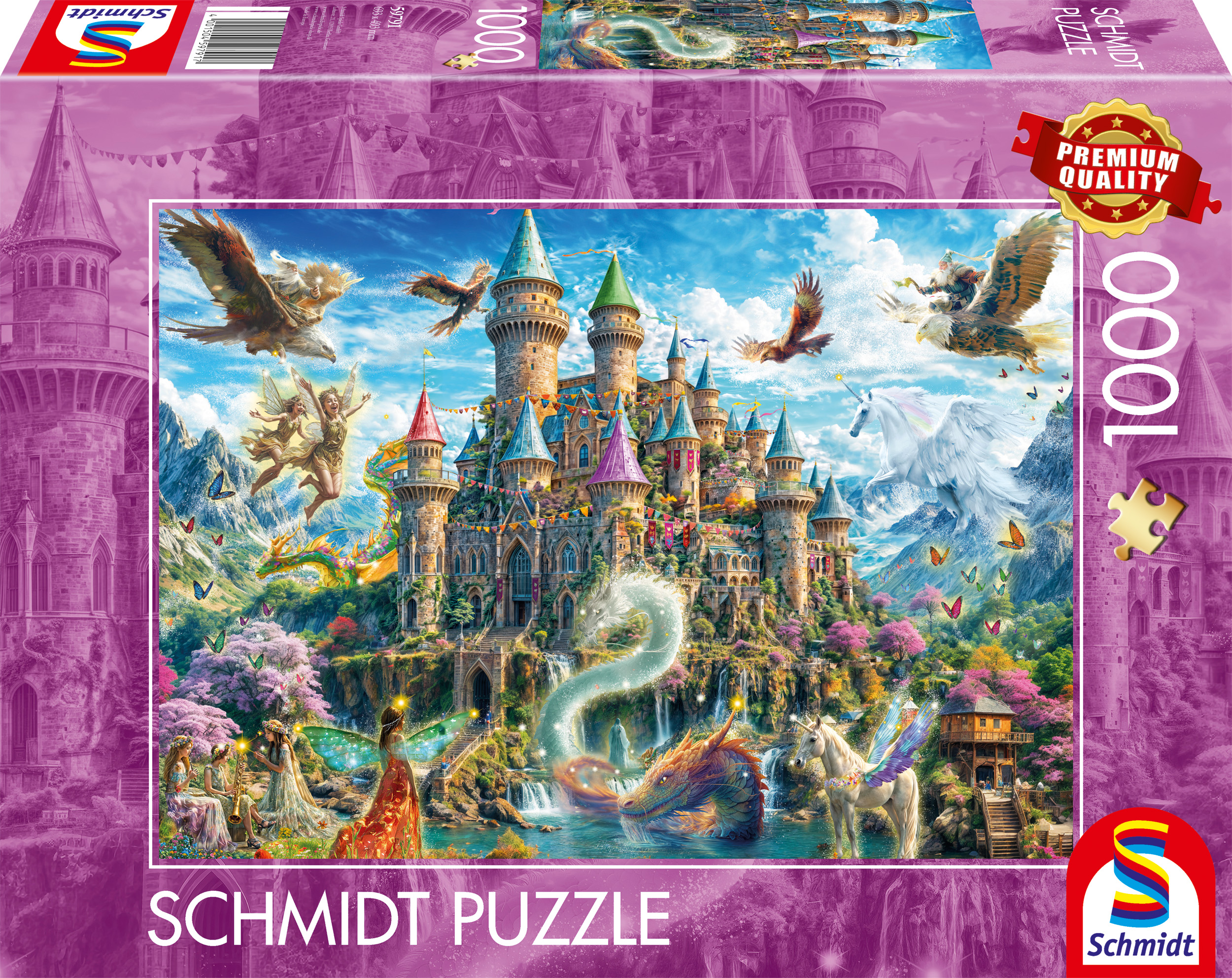 Schmidt - Fairytale castle in the Land of Imagination by M.Farella 1000 pcs.