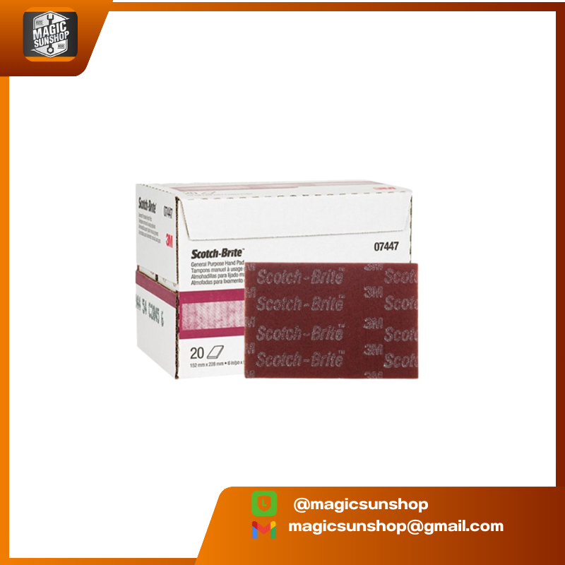 3M Scothbrite Multiflex 7447B 6x9Brown