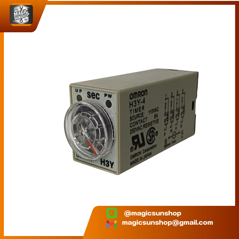 OMRON Timer 110VAC 30S (China) H3Y-4