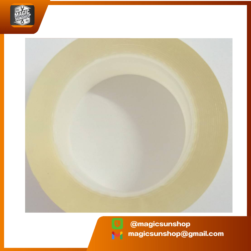 เทปกาวสองหน้า สีใส Clear Double-sided adhesive Wide 3CM x 5M x T 1MM