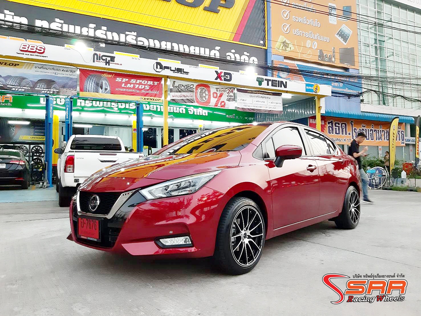 ENKEI TUNING SC48 ขอบ17 ET38 4x100 GBQR2FP