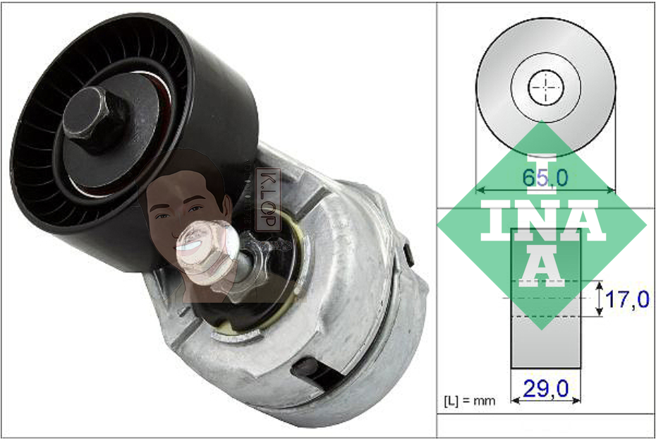 531 0281 30 ชุดตั้งสายพานไดชาร์จ : ALFA 156 1.6,1.8 16V, 156 SWG 1.6,1.8 16V