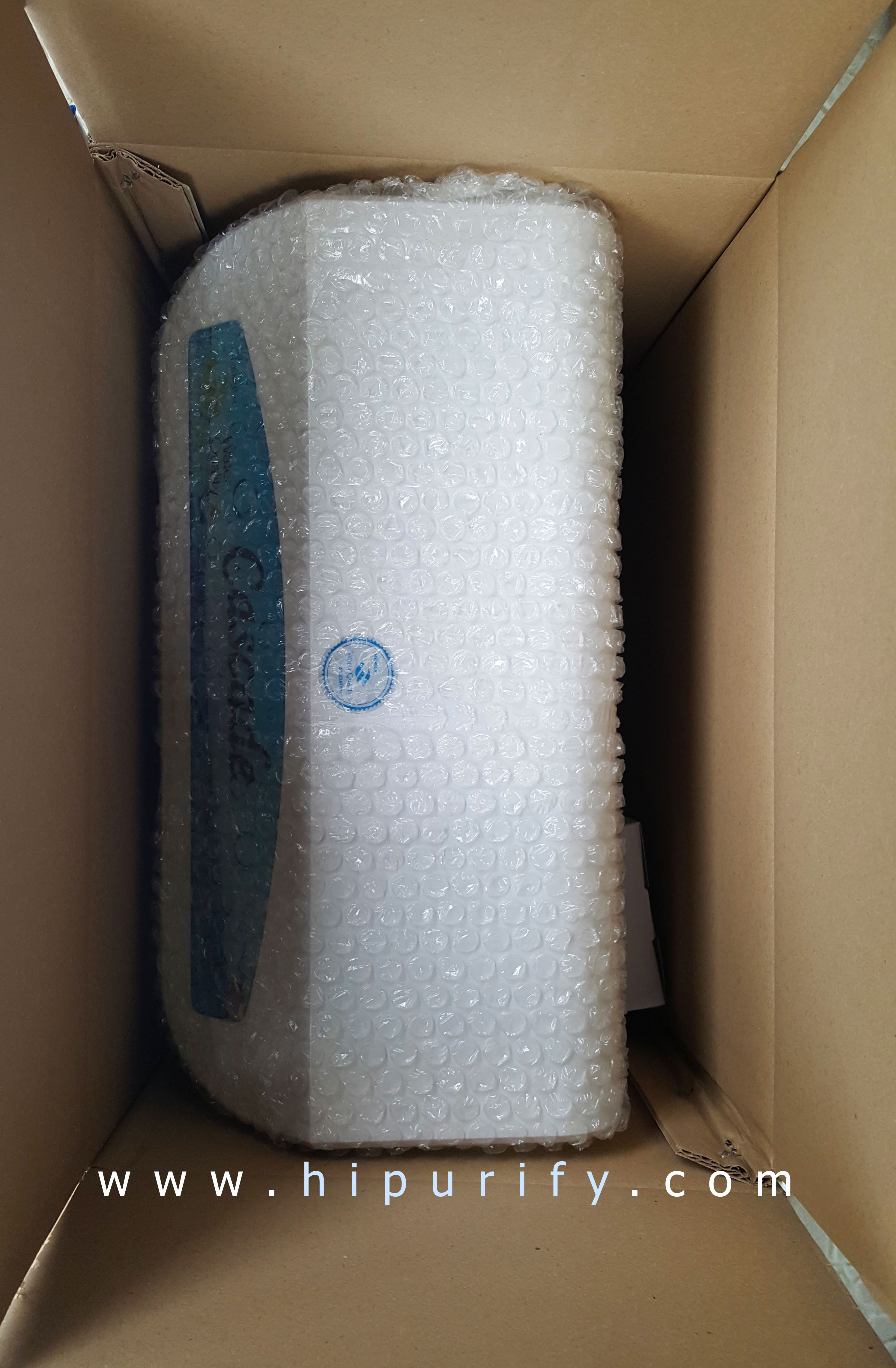 เครื่องกรองน้ำ RO 75GPD รุ่น Cascade โครงฝาครอบ + ถังสำรองน้ำ 3.2 GL (อุปกรณ์ติดตั้งครบชุด)