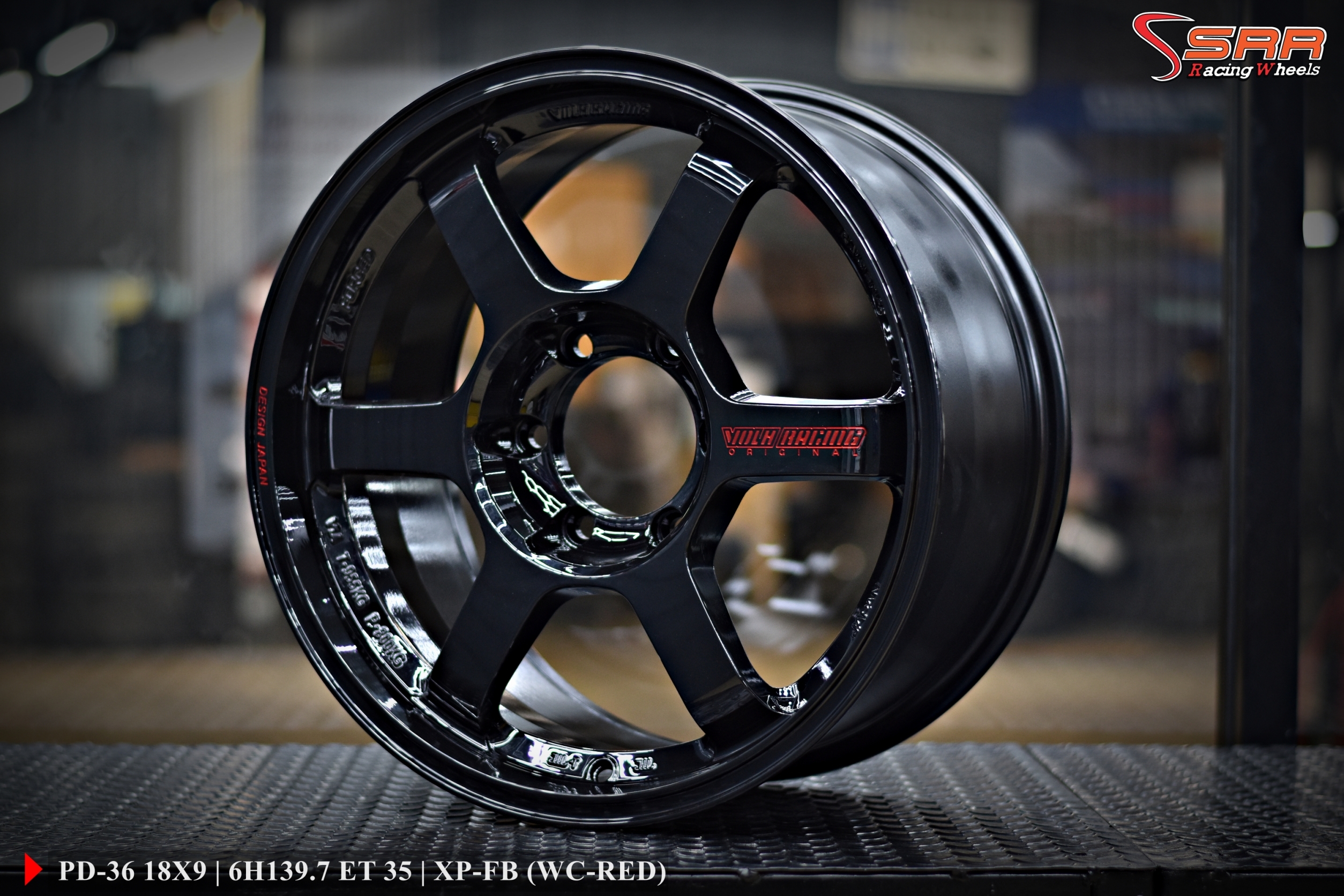 PREDATOR PD-36 TE37 ขอบ18 6H139.7 ET35 XP-FR (WC RED)