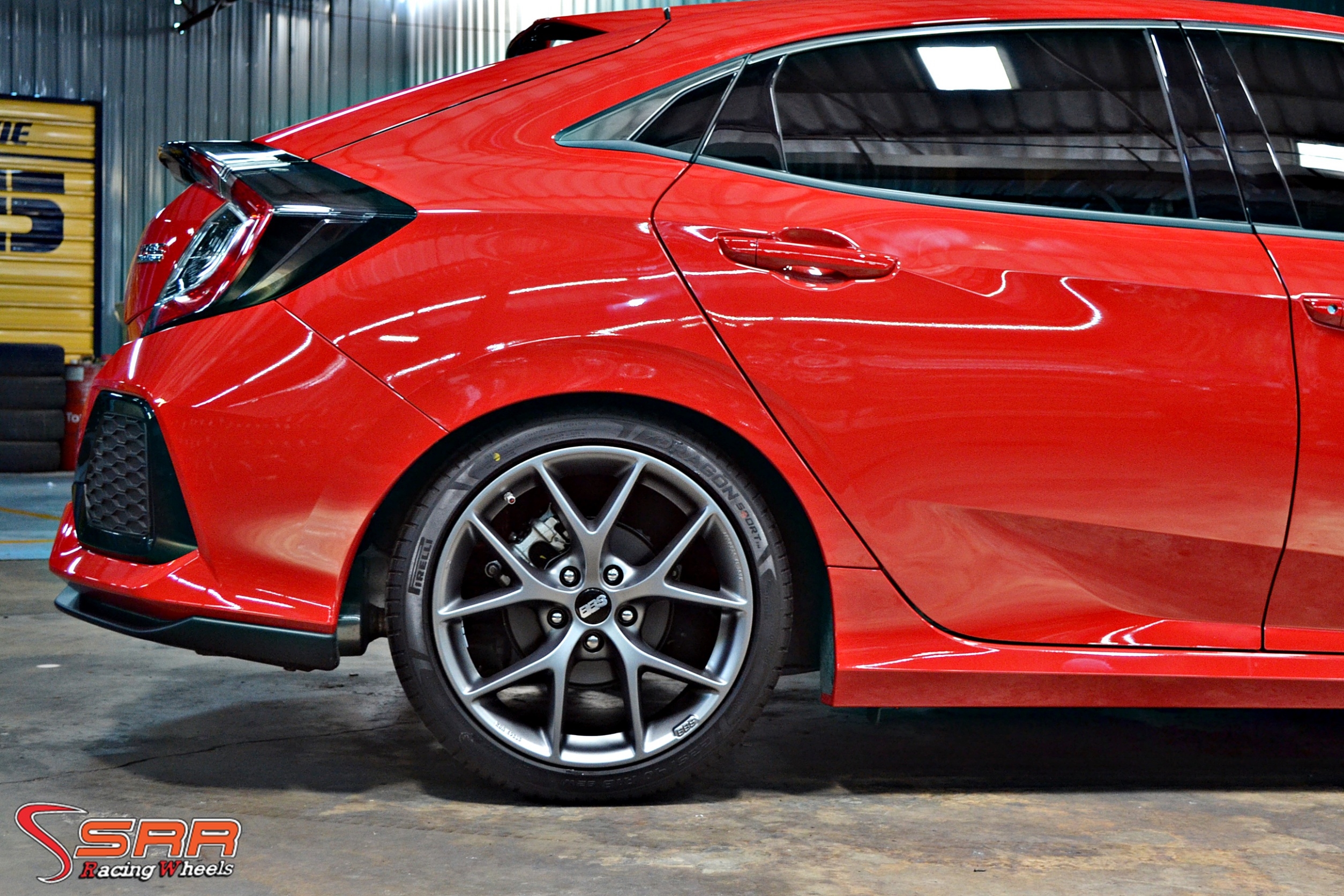BBS-SR SR017 ล้อแท้ GERMANY ขอบ18 5x114.3 HIMALAYA GREY