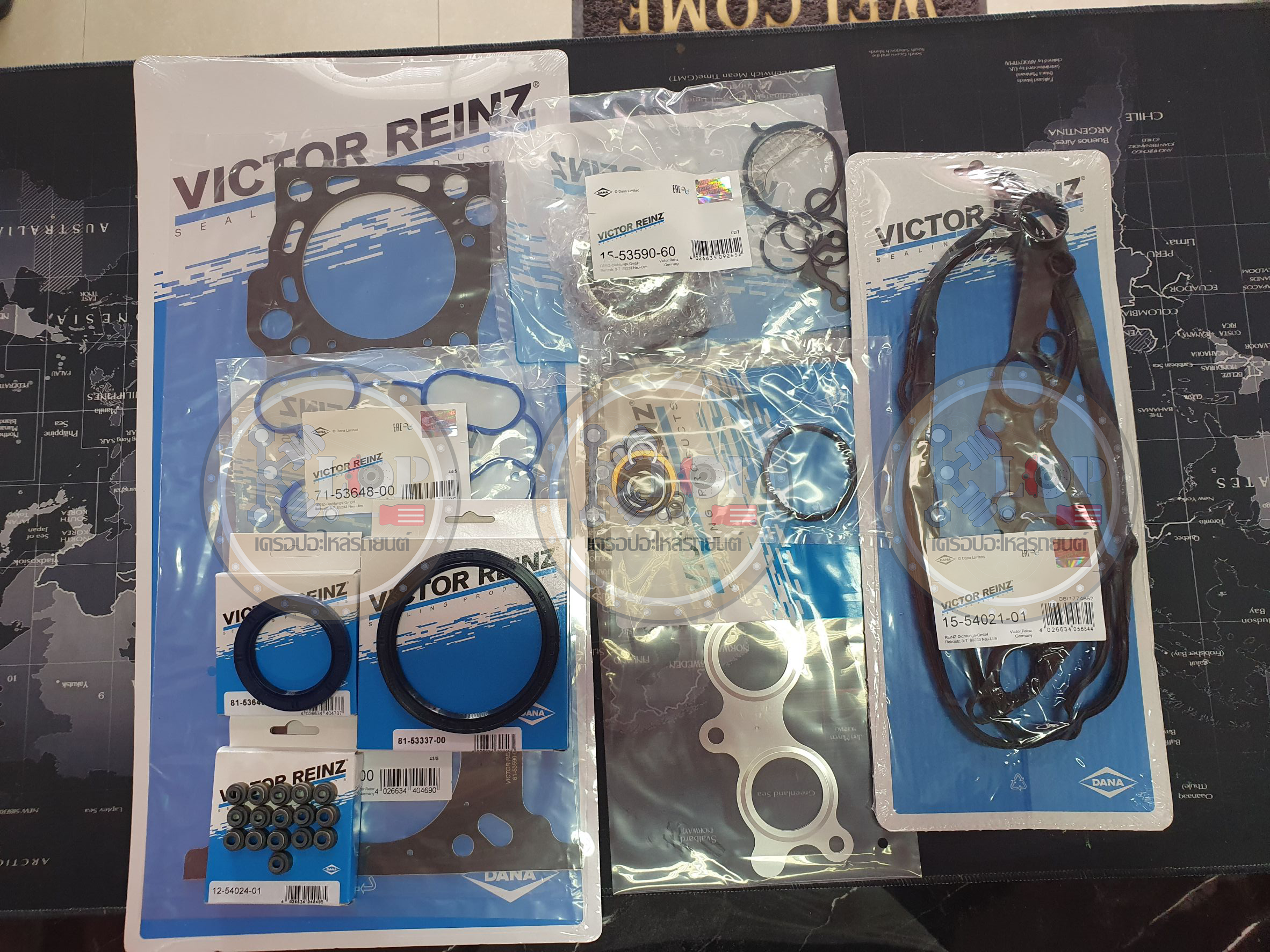 ปะเก็นชุดใหญ่ 2TR-FE Fortuner 2.7 TGN (ยี่ห้อ Victor Reinz งานเยอรมัน)