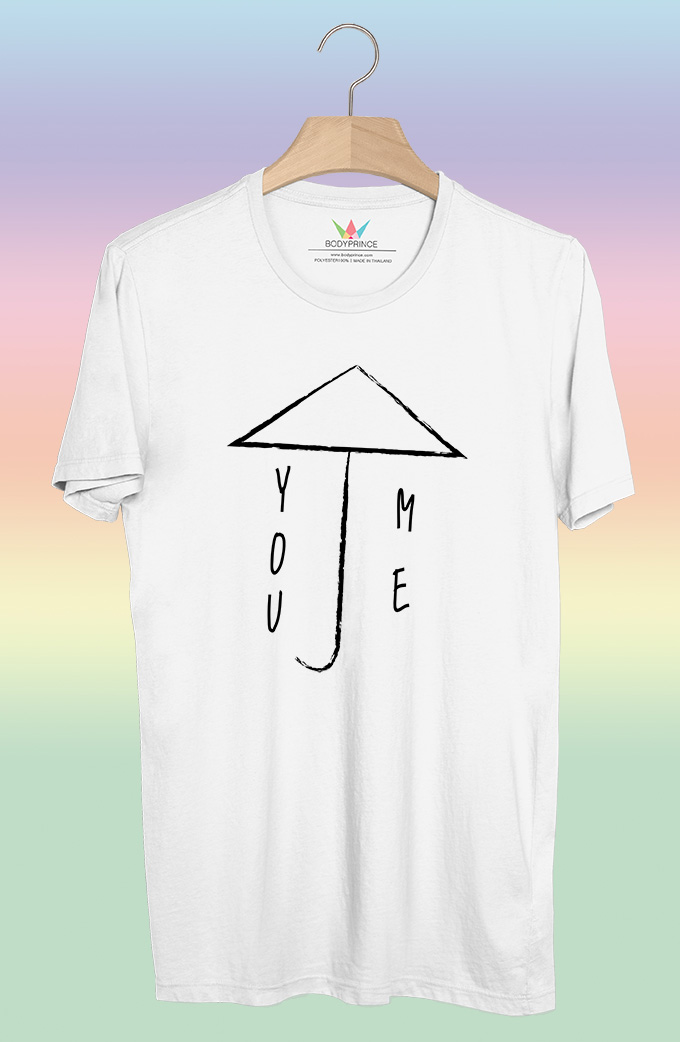 BP666 เสื้อยืด ร่มแห่งความรัก #2