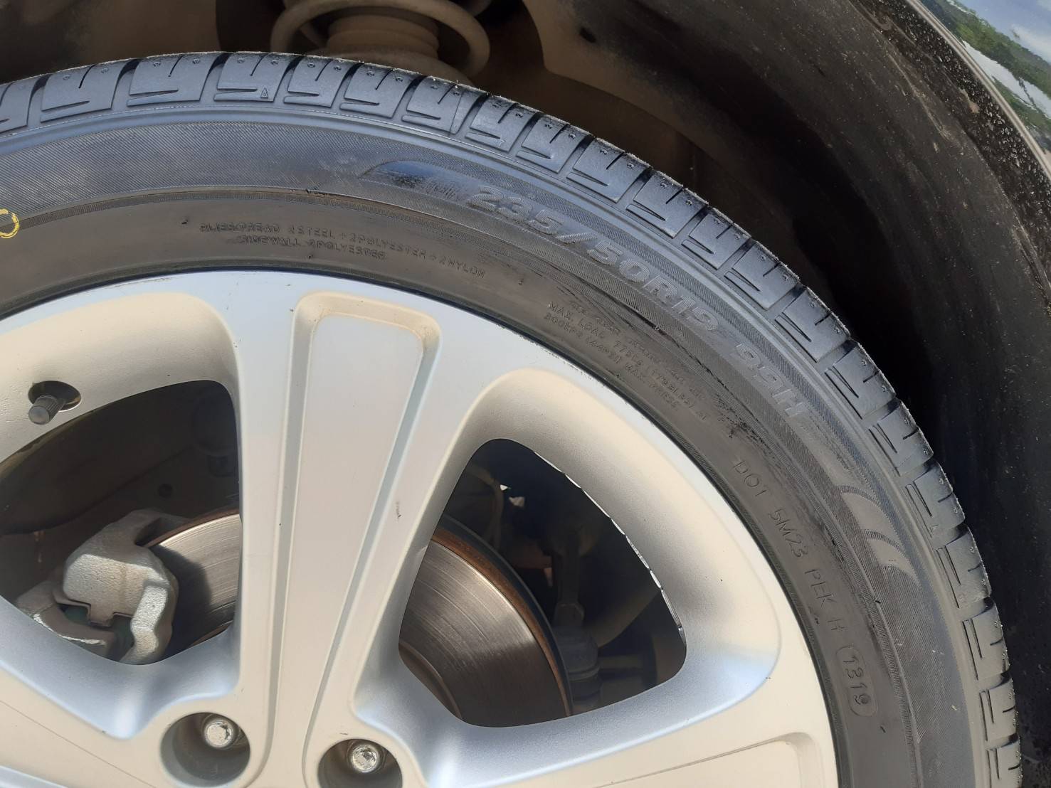 HANKOOK OPTIMO K415 235/50R19 ยางใหม่ปี19 ลดราคาพิเศษ