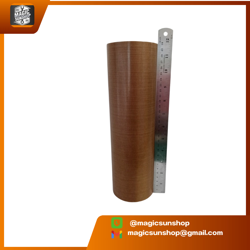 Teflon tape (With Glue) 300 MM. x10 Metre T=0.2 MM
