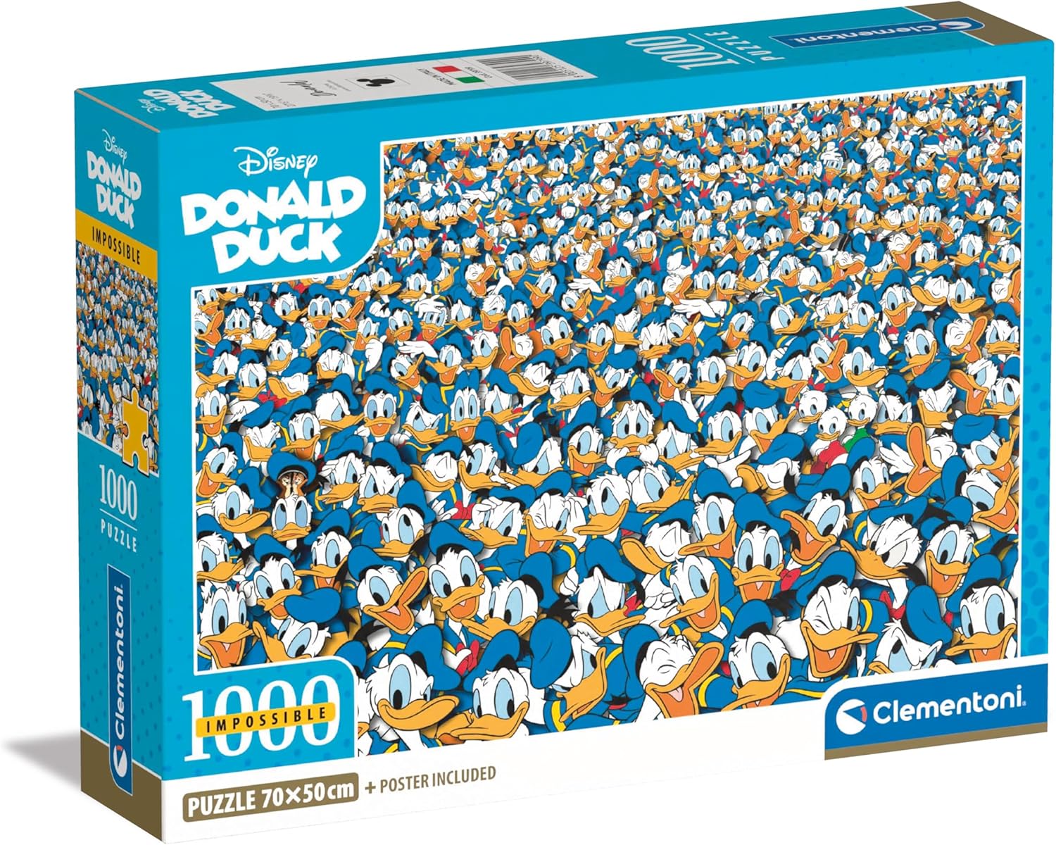Clementoni - Impossible Puzzle : Disney - Donald Duck 1000 pcs.