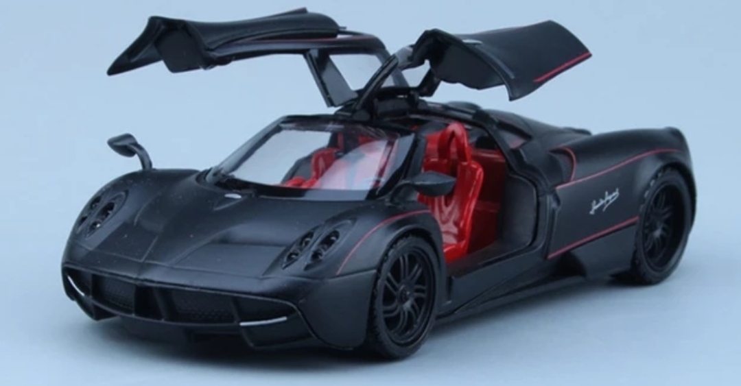 Pagani Huayra สีดำด้าน โมเดลรถเหล็ก scale 1:24 (ปลีก-ส่ง)