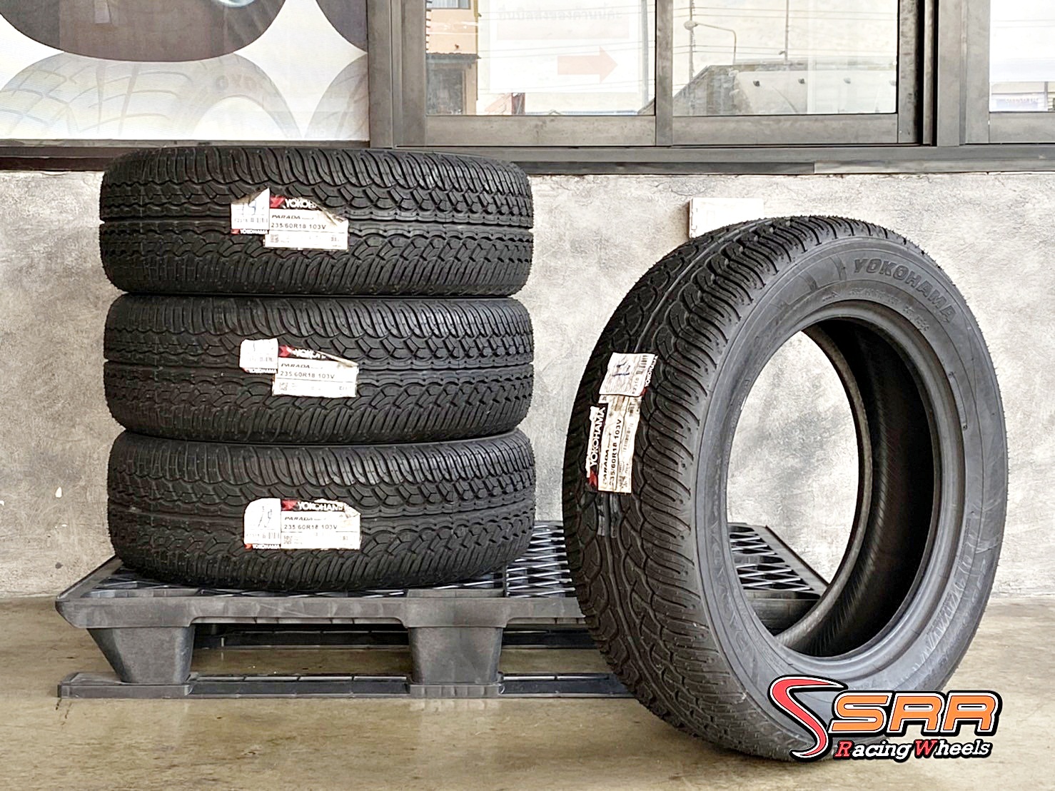 YOKOHAMA PARADA Spec-X 235/60R18 ยางใหม่ลดราคาพิเศษ