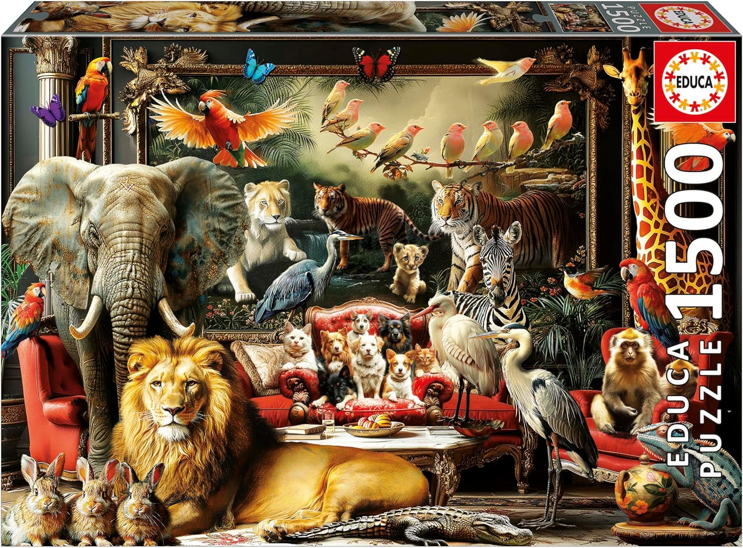 Educa - The Animal Mansion by M.Farella 1500 pcs.