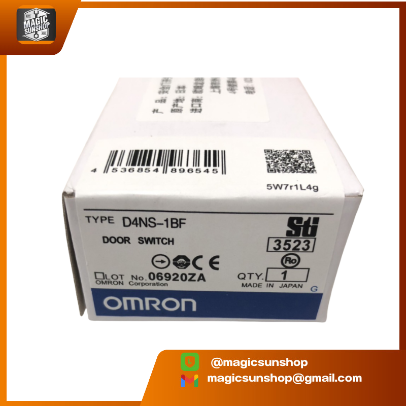 OMRON SAFETY DOOR SWITCH MODEL : D4NS-1BF / + MODEL : D4DS-K1