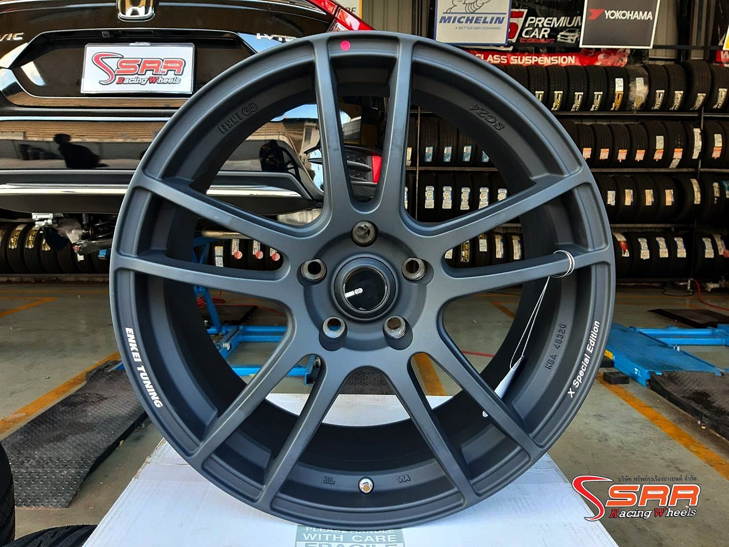 ENKEI TUNING SC24 ขอบ18 5x114.3 ET+40 XGBQR2