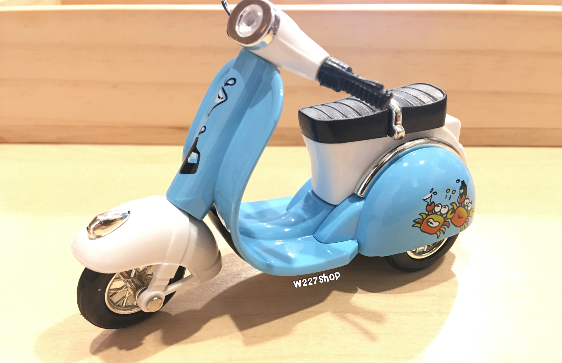 โมเดลรถเหล็ก รถเวสป้า ลายการ์ตูน (ปลีก-ส่ง)