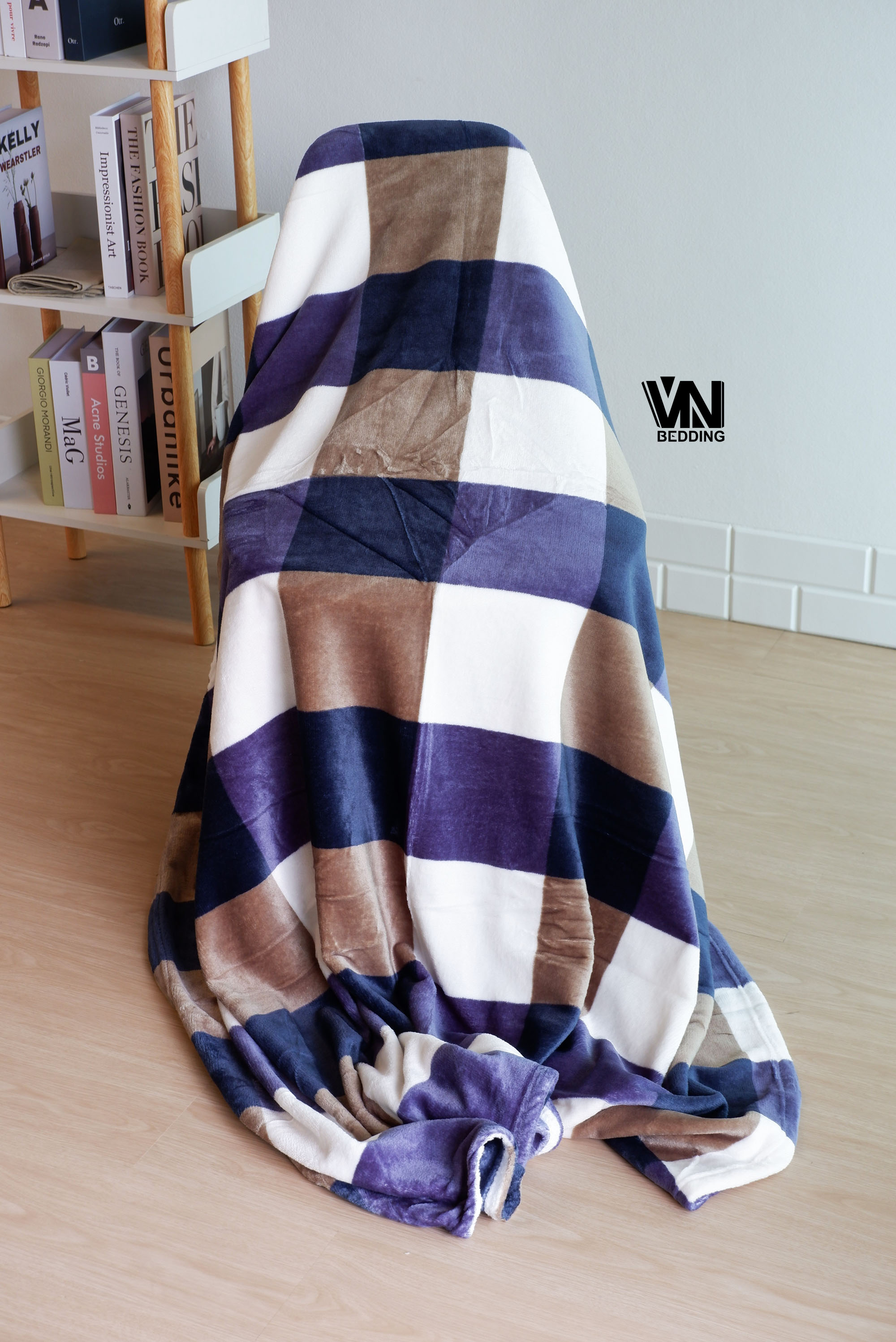 ผ้าห่มนาโน 4.5 ฟุตแบบหนา รุ่นกระเป๋าท๊อฟฟี่ (100ผืน)