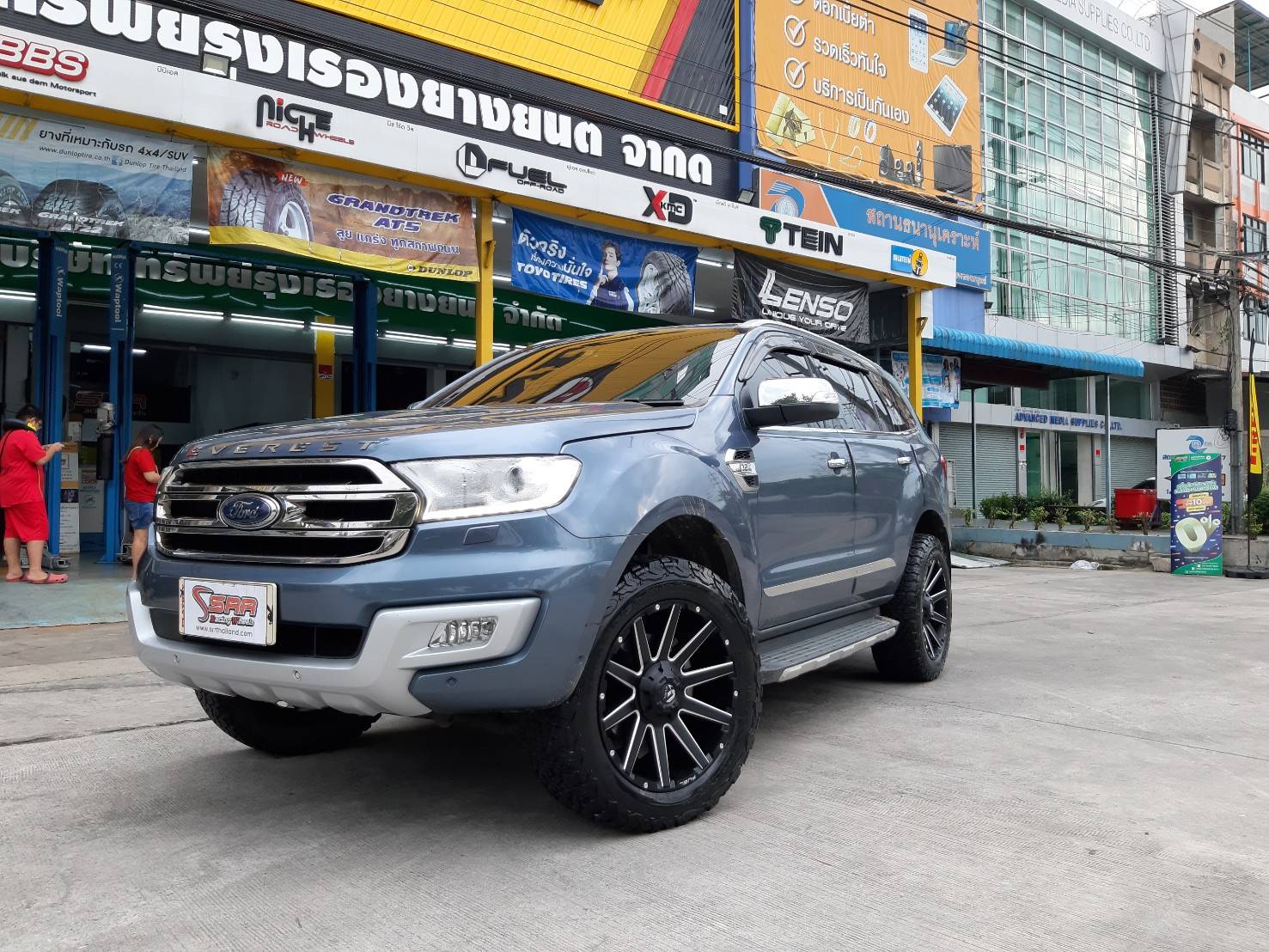 FUEL CONTRA D616 ขอบ20 6x135/6x139.7 ET+20 MATTE BLACK MILLED