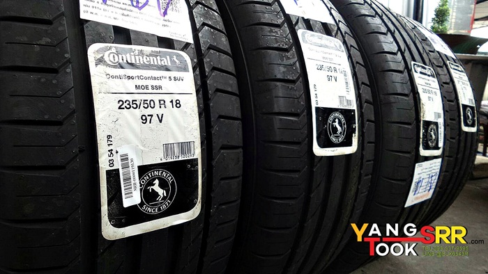Continental ContiSportContact 5 SUV MOE SSR 235/50R18 ยางรันแฟลท