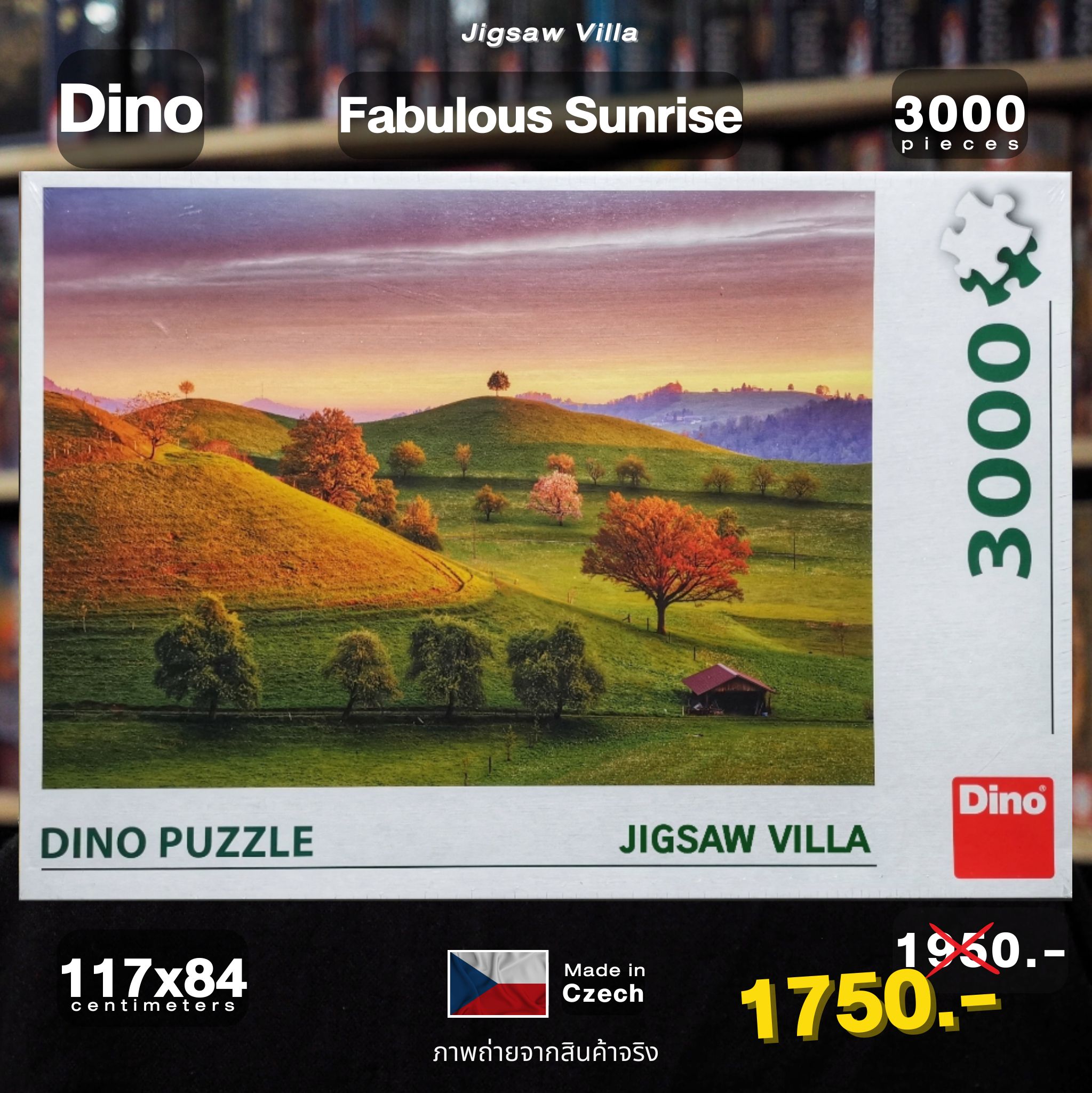 Dino Puzzle - Fabulous Sunrise, Switzerland by Martin Rak 3000 pcs.
