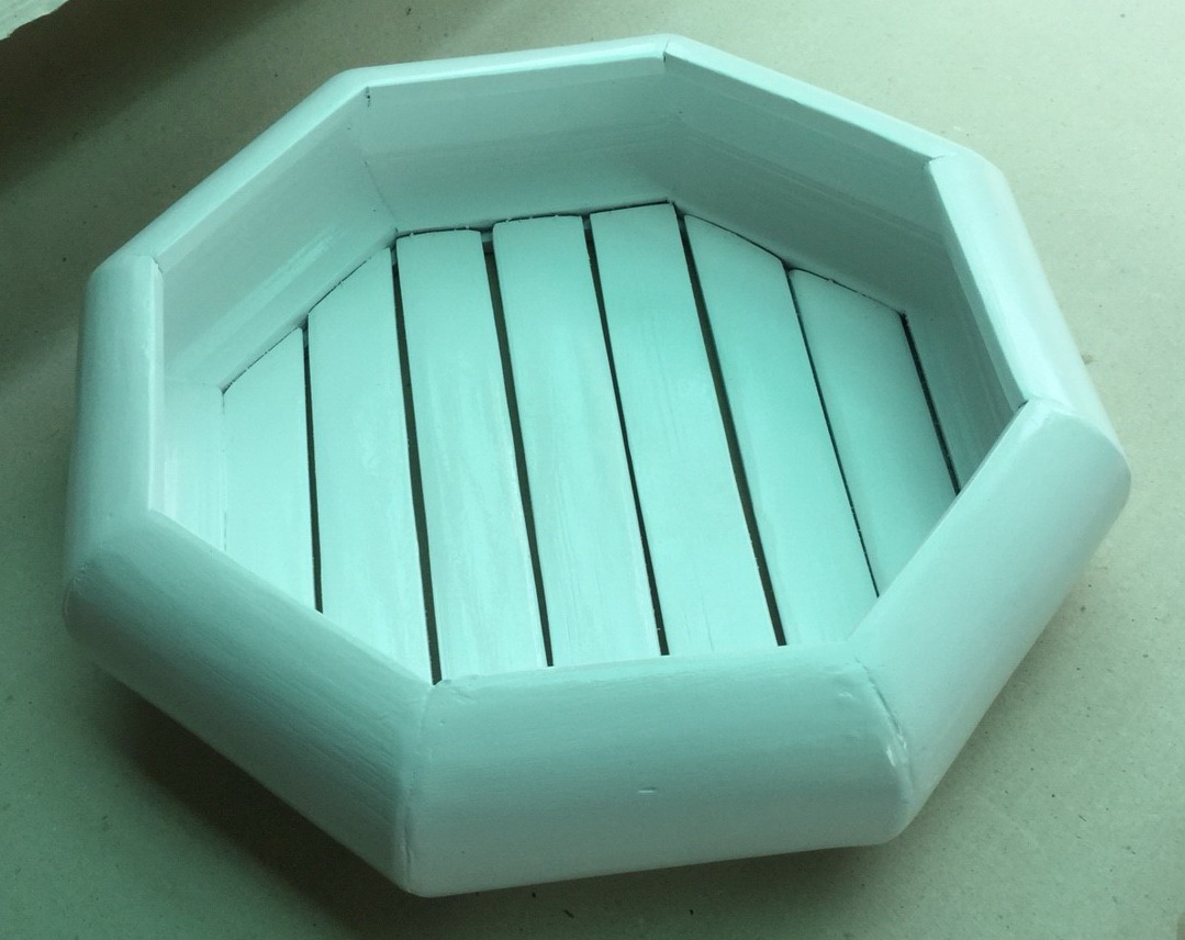 ถาดกลม แปดเหลี่ยม