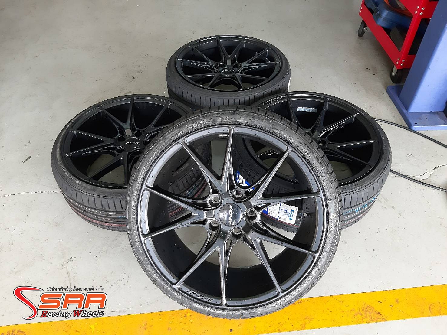 SPEED INOVIT ขอบ19 5x120 Satin Black ล้อแม็กซ์สำหรับใส่รถ BMW