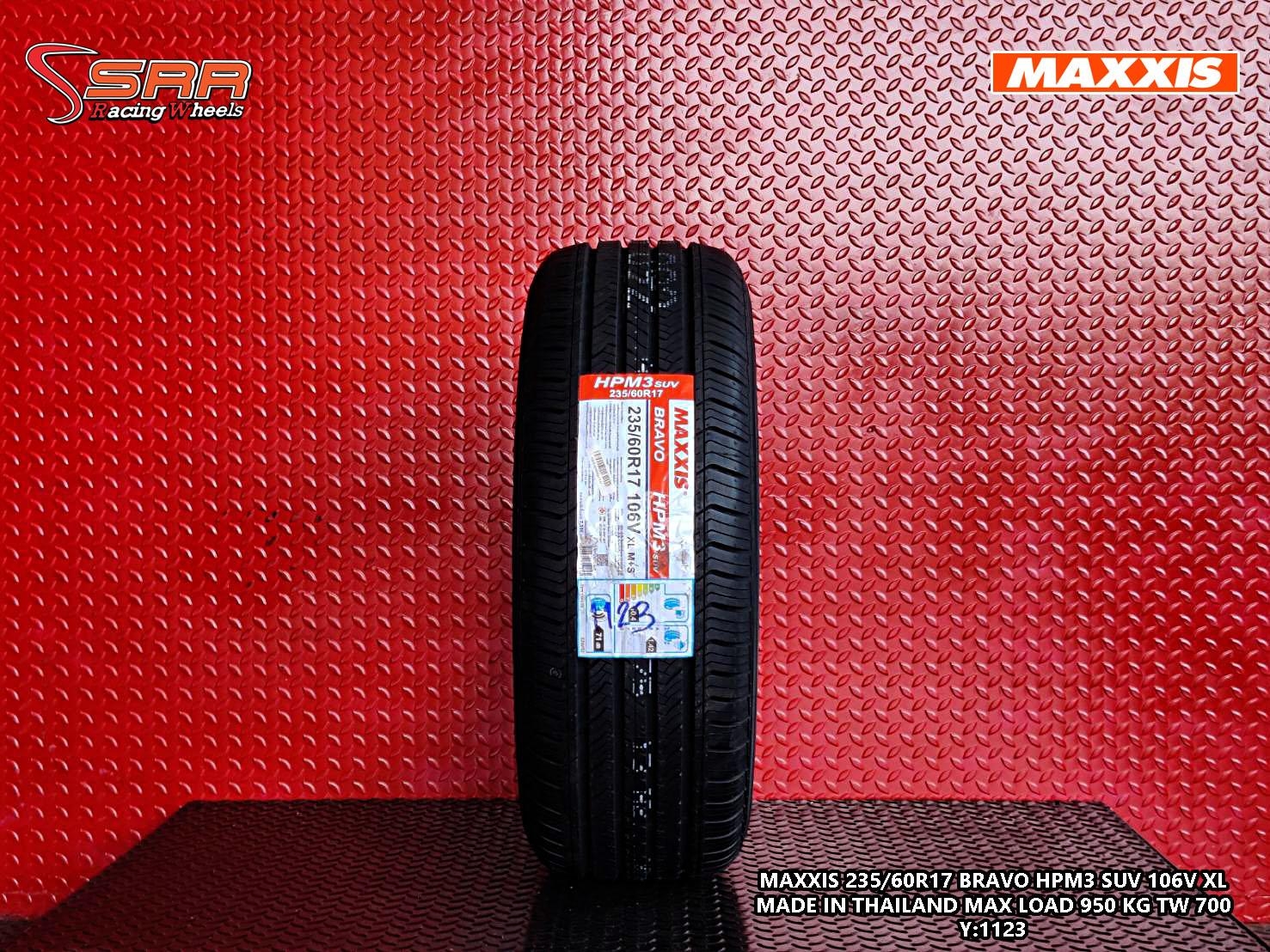MAXXIS BRAVO HPM3 SUV 235/60R17 ยางใหม่ปี23 ราคาพิเศษ