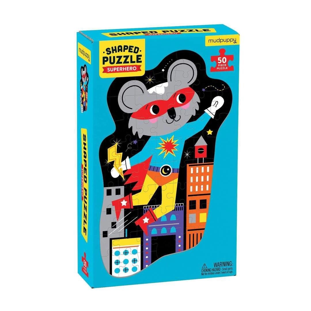 Mudpuppy - Super Hero Sharped (Character Puzzle) 50 pcs.