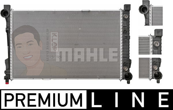 หม้อน้ำ BENZ C(W203),CLK(C209),SLK(R171) : M271 ยี่ห้อ (MAHLE)