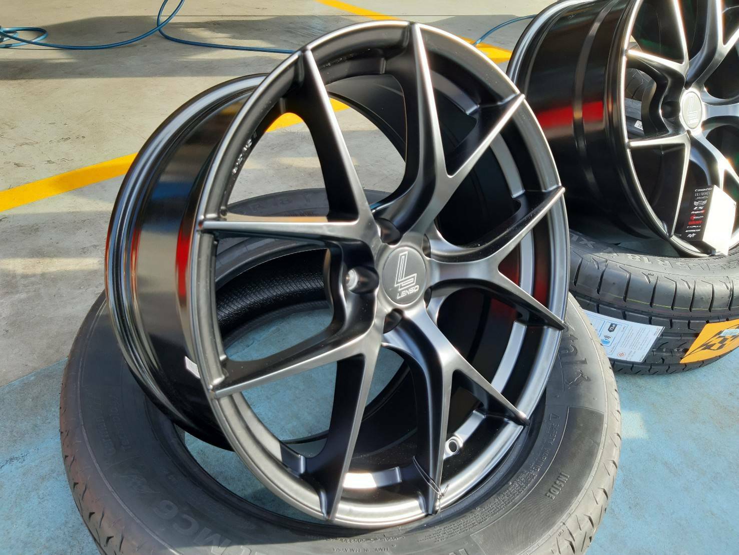 JAGER-DYNA 18x8.5 ET+35 5x100 MATTE BLACK