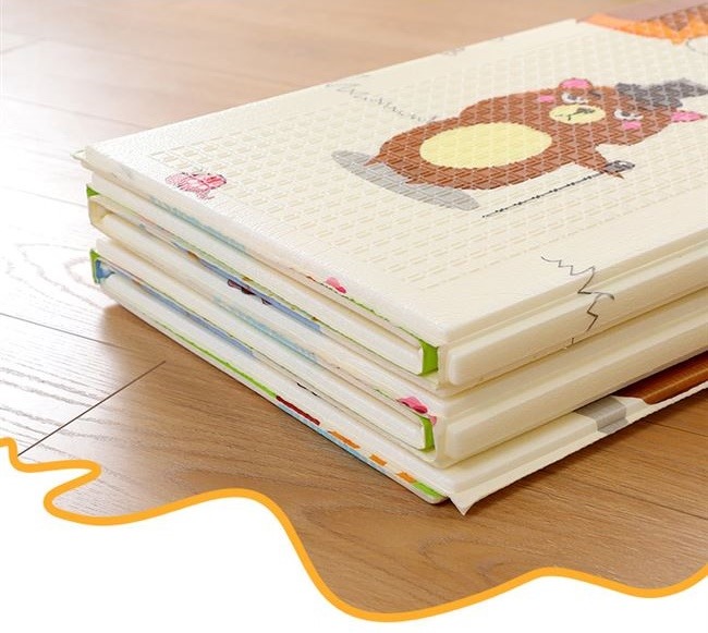 เสื่อรองคลานเกาหลี แบบพับเกาหลี 6 ฟุต ( 6 ผืน )