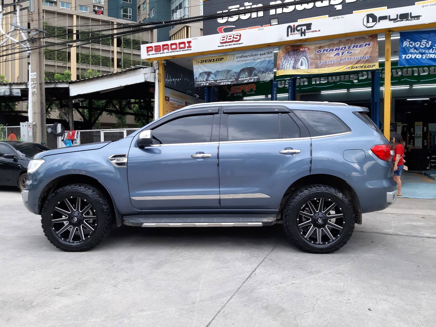 FUEL CONTRA D616 ขอบ20 6x135/6x139.7 ET+20 MATTE BLACK MILLED