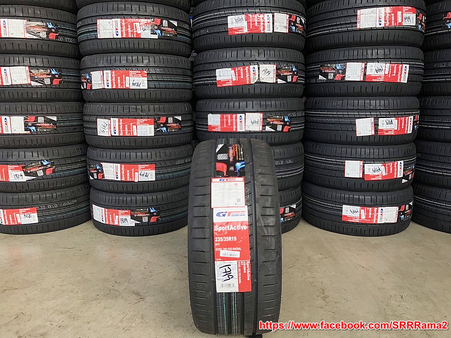 GT-Radial SportActive 235/35R19 ยางใหม่ปี19 ลดราคาพิเศษ