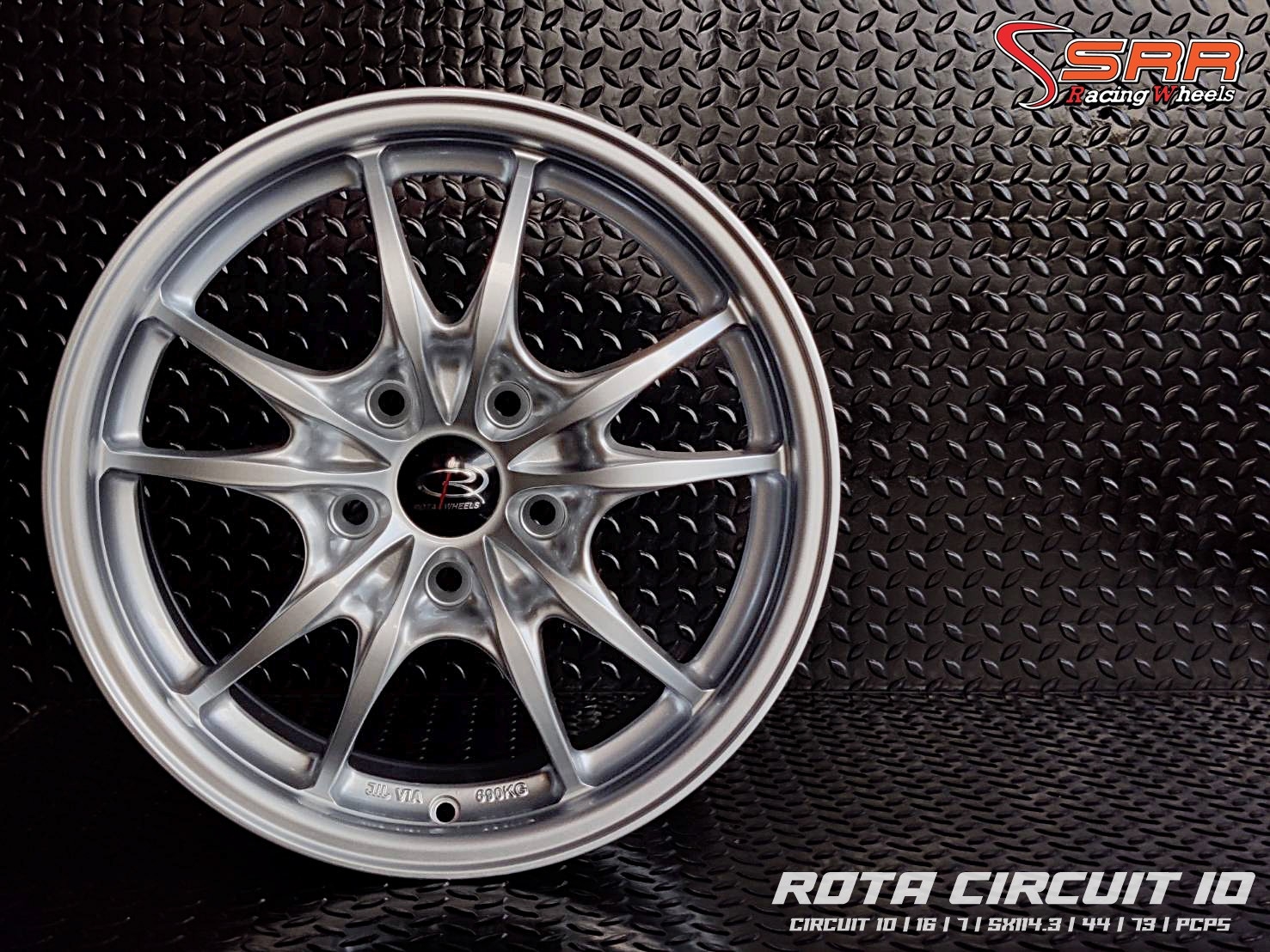 ROTA CIRCUIT 10 ขอบ16 5H114.3 ET44 PCPS ราคาพิเศษ