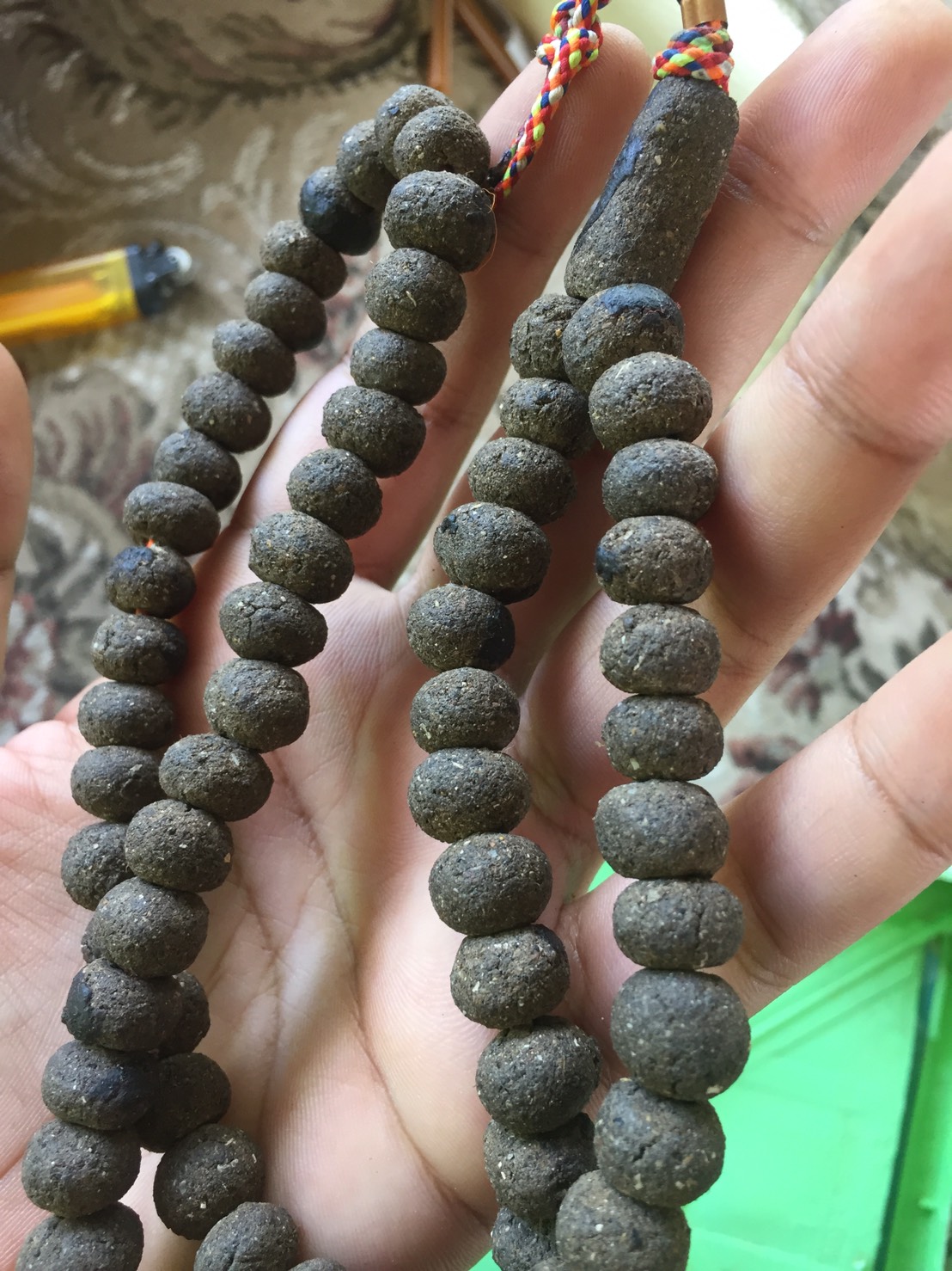 เม็ดประคำผงพราย 59ตน อาจารย์เปล่ง บุญยืน ยุคต้น