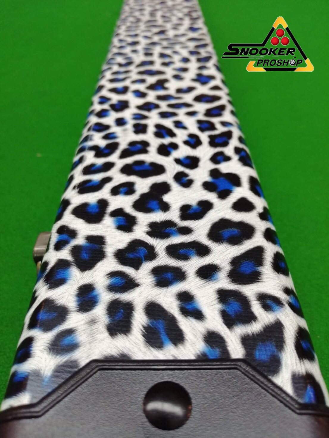 กล่องใส่ไม้คิว แบบไม้หุ้มผ้าPU 3D ลายเสือดาว Limited