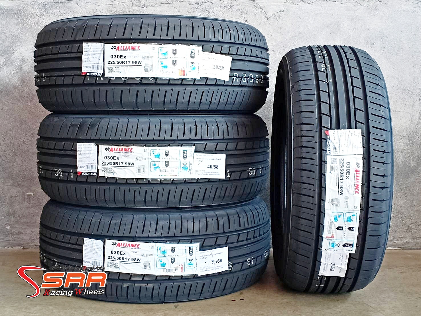 YOKOHAMA ALLIANCE 030Ex 225/50R17 ยางญี่ปุ่นปี20 ลดราคาพิเศษ