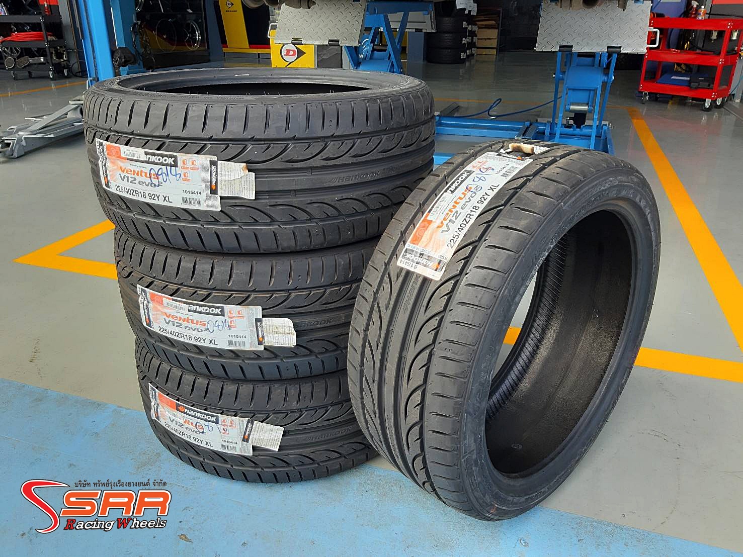 HANKOOK VENTUS V12 EVO2 225/40ZR18 ยางเกาหลี ลดราคาพิเศษ